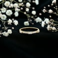 thumbnail image 3 of Rosec Jewels Certified Moissanite Semi Eternity Ring (0.6 CT, D-VS1 Quality, Rosec Jewels), 14K Yellow Gold, US 4.50, 3 of 8