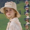 thumbnail image 2 of LRen Kids Sun Hat with Neck Flap, UPF 50+ Sun Protective Bucket Hat for Girls Boys, Summer Beach Hats for Kids, 2 of 7