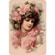 thumbnail image 1 of Placa Metal Vintage para Niña Pintura Hierro Rectangular Arte Pared Del 30x40cm, 1 of 9
