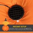 thumbnail image 5 of HOMCOM 4.9ft Inflatable Thanksgiving Turkey, Thanksgiving Decoration with LED Lights for Garden Indoor Outdoor, 5 of 9