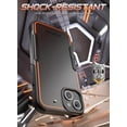 thumbnail image 3 of Poetic Neon Case for iPhone 15, Dual Layer Heavy Duty Drop Protection, Black, 3 of 6