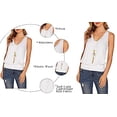 thumbnail image 4 of Sherrylily Summer Women Sleeveless Tunic Knit Tank Top Casual Camisole, 4 of 7