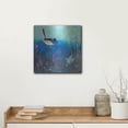 thumbnail image 5 of Luxe Metal Art ' Wren at Dusk' by Trudy Rice, Metal Wall Art, 12"x12", 5 of 9