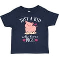 thumbnail image 3 of Inktastic Just a Kid Who Loves Pigs Boys or Girls Toddler T-Shirt, 3 of 5