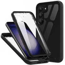 CBUS Heavy-Duty Phone Case with Built-in Screen Protector Cover Compatible with Samsung Galaxy S23 Plus –– Full Body (Black)