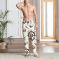 thumbnail image 2 of Naloa Anchor with Rope Pajama Pants Men, PJ Bottoms, Sleep & Lounge Pants-Medium, 2 of 6