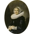 thumbnail image 3 of Frans Hals 14x18 Black Modern Framed Museum Art Print Titled - Portrait of a Woman (1638), 3 of 5