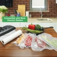 thumbnail image 5 of FungLam 8"x50' and 11"x50' Vacuum Sealer Bags, Food Storage Bags, Food Saver Rolls for Sealer, BPA Free&Freezer Safe, Vacuum Seal Rolls Compatible with Any Vacuum Sealers, 5 of 9