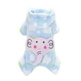 thumbnail image 2 of Pet Pajamas Leisure Elephant Pattern Stitching Four-legged Hoodie Dog Clothes, 2 of 8