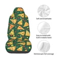 thumbnail image 5 of Balery Pizza Pattern Car Seat Cover - Soft & Breathable Front Premium Covers with Non-Slip Protector Fits Most Automotive, Vans, SUVs, Trucks - 1 Unit, 5 of 5