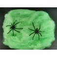 thumbnail image 2 of Halloween Decorations Artificial Spider Web Super Stretch Cobwebs With Fake Spiders Scary Party Scene Decor Indoor Outdoor Props, 2 of 5