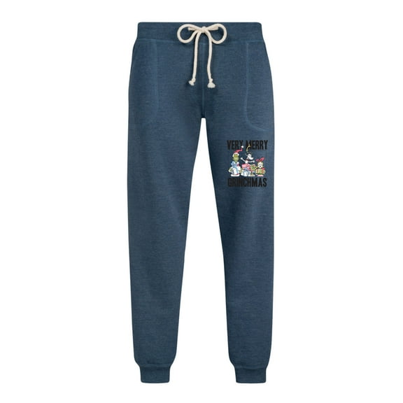 Dr. Seuss - Very Merry Grinchmas Grinch, Cindy Lou, and Max - Women's French Terry Jogger Pant