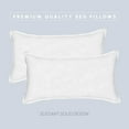 thumbnail image 2 of Elegant Comfort 100% Cotton Shell Solid Hotel Pillows, Super Plush Bed Pillows for Side Back & Stomach Sleepers, Cooling Gel-Infused Filling, 2-PACK King Pillow Set, 2 of 5