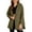 Army Green, variant on Lightweight Puffer Jackets for Women Hooded Quilted Jacket Fall Winter Long Coat Casual Business Button Down Outerwear
