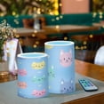 thumbnail image 6 of Cat Flickering Flameless Candles Battery Operated with Remote Timer LED Pillar Candles Set of 2, 6 of 7