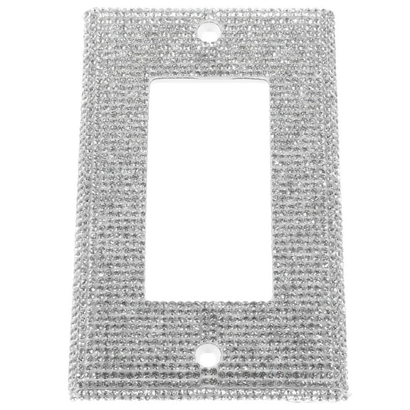 PBPBOX Mirror Light Cover Silver Decorative Outlet Plate for Office and Home
