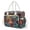 Aztec Highland Cow Print, variant on Pzuqiu Large Insulated Lunch Bag for Women Cute Dragon Print Quilted Lunch Tote Lightweight Adjustable Strap Sturdy Handle Stylish Durable Food Carrying Bag for Daily Office Use