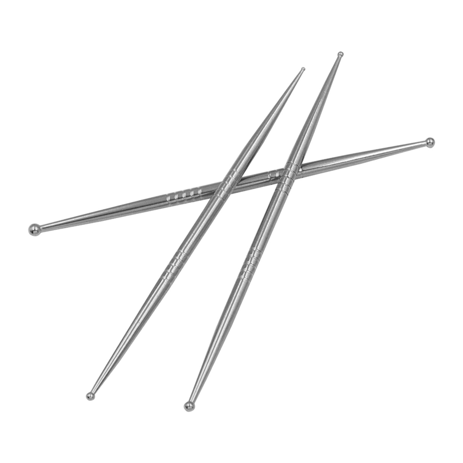 Milageto 4x 3 Pieces Ball Dotting Tools Ended Fondant Cake Decorating Ball Model Embossing Pattern Nail Art Dotting Tool Clay Tools