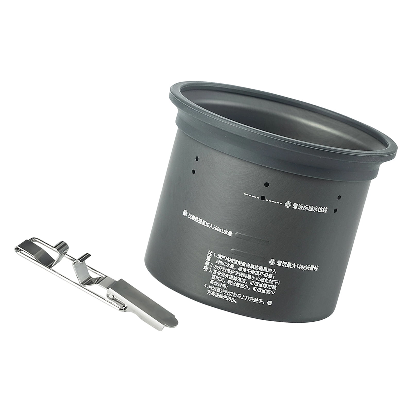 Portable Rice Cooker Pots for Camping Hiking Fast 25Minute Cooking Pressure Aluminum Outdoor Cookware Multifunctional Use