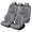 Gray-Full Set, variant on Car Seat Covers Full Set Custom Fit for Ford Fusion 2007-2020 - Premium Faux Leather Auto Protectors with Waterproof, Breathable, Anti-Slip Car Seat Protectors (BlackBlue,Full Set)