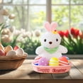 thumbnail image 7 of Easter Basket, Easter Plush, Bunny Plushie Set, Colorful Egg Stuffed Toys, Soft Kids Gift for Easter Party Favors, Spring Festival Decor, Cute Stuffed Animal for Toddlers Boys Girls, 7 of 7
