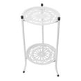 thumbnail image 1 of Soporte Para Plantas De Doble Capa, Estante Para Flores De Hierro De 50 Cm, Estante Para Flores Multifuncional Con Diseño Minimalista, Resistente A La Oxidación, Adecuado Para, 1 of 7