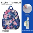 thumbnail image 5 of Pioneer Flower Backpack Backpack for School,Cute School Bag,Schoolbag with Adjustable Shoulder Straps & Padded Back,13.8"x11.4"x6", 5 of 6