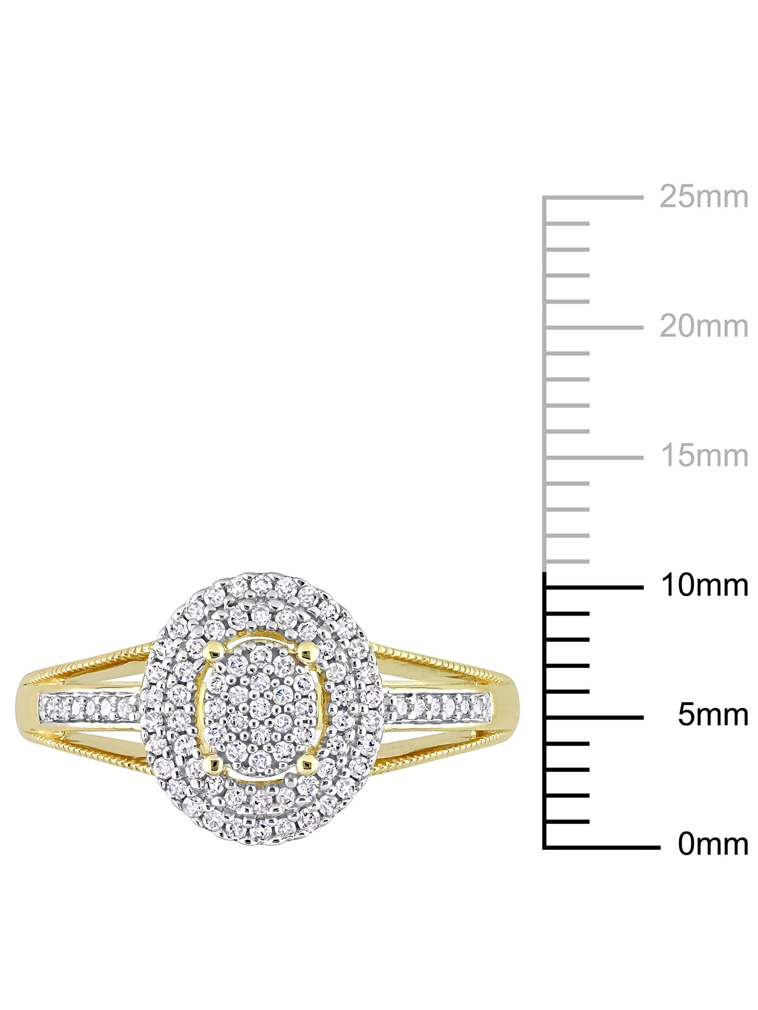 Everly Women's Diamond 10K Yellow Gold Engagement Ring