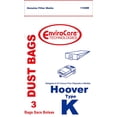 thumbnail image 2 of Replacement Part For Hoover Type K, Vacuum Cleaner EnviroCare Bags Fits S3203, S3205, S3207, S3209, S3211 Models (3 Bags) # 110SW, 2 of 5