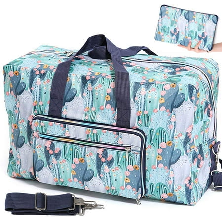 WJKB Travel Duffle Bags Sports Tote Gym Bag Shoulder Weekender Overnight Duffel Bag for Women