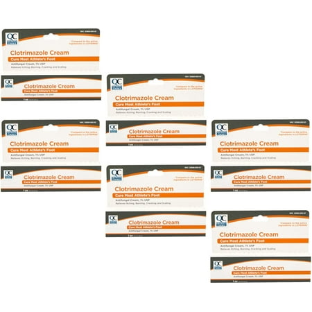 Quality Choice Clotrimazole Antifungal Cream, 1 oz - Pack of 6
