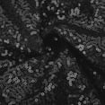 thumbnail image 6 of IROINNID Sequin Dress for Women Round- Neck Palette Suspenders High Waist Condole Gold Velvet High Waist Formal Dress Deals,Black, 6 of 6