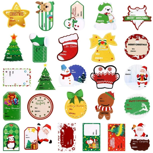 156pcs Christmas Gift Wrapping Supplies Self Adhesive Gift ...