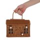 thumbnail image 3 of Woven Storage Basket Handheld Vegetable Basket Large-Capacity Picnic Basket Wedding Flower Basket Picnic Shopping Basket, 3 of 3