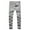 Grey, variant on Mercatoo Boy's Skinny Fit Ripped 𝐃estroyed Distressed Fashion Denim Jeans Pants Pure Cotton Patchwork Pants Kids Comfort Waist Joggers