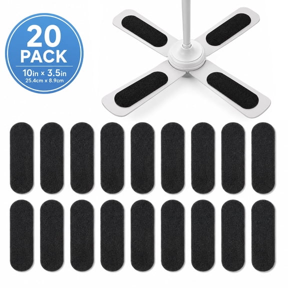DAEX 20 Pack Ceiling Fan Blade Filters, Activated Carbon Filters, Universal Fit for Dust, Pollen & Pet Dander