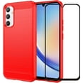 thumbnail image 1 of Samsung Galaxy A34 5G Case,Folmeikat with Screen Protector Shock-Absorption Flexible TPU Rubber Protective Cell Phone, 1 of 5