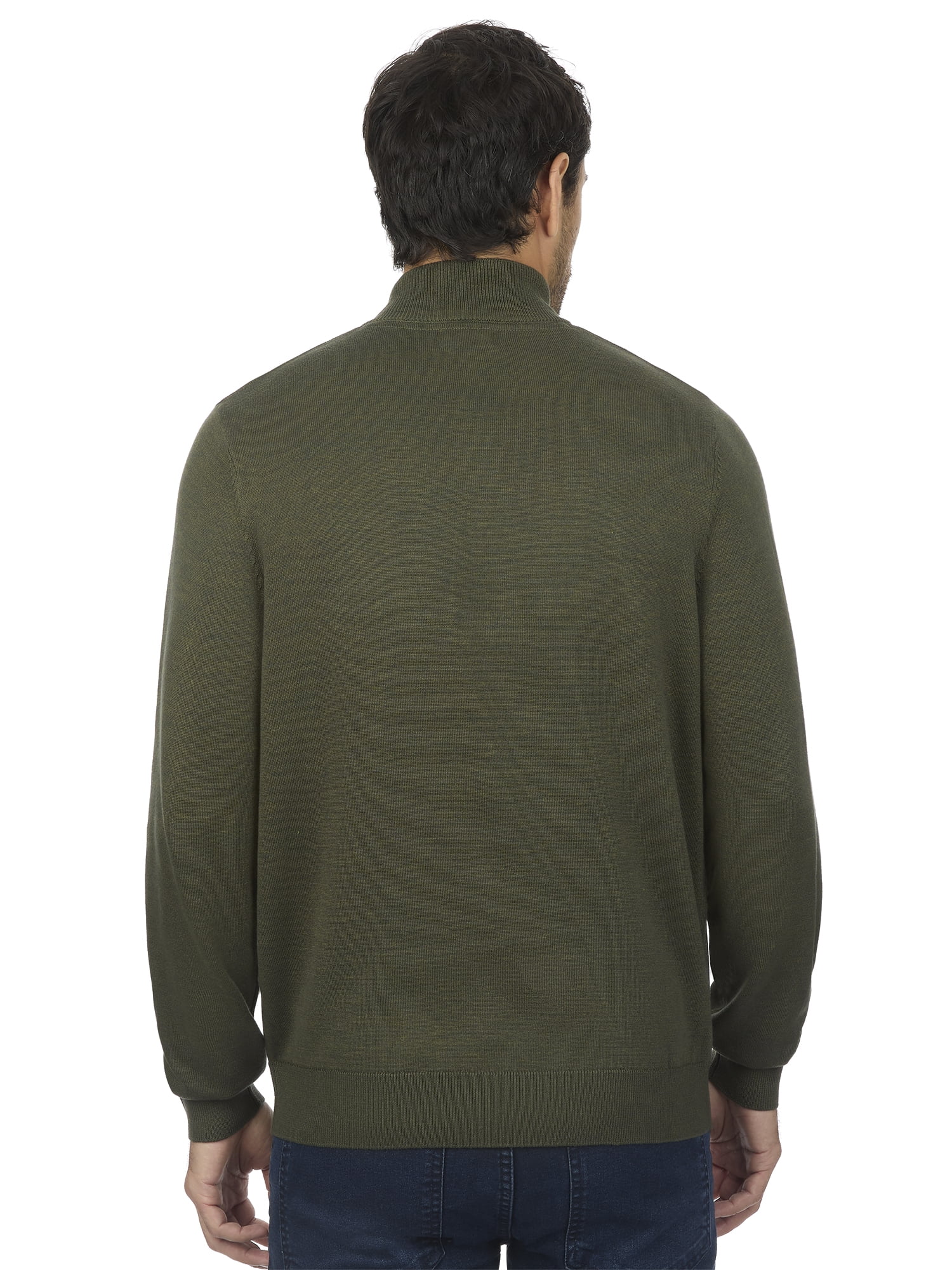 George Men's & Big Men's Classic Fit Jersey Quarter Zip Sweater, Sizes S-3XL
