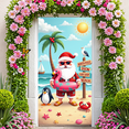 thumbnail image 6 of Flamingo Inflatable Summer Santa Claus Holiday Beach Banner for Christmas Party Tropical Theme Kids Activity, 6 of 7