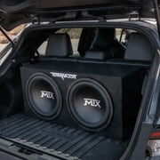 Open Box MTX 12-Inch 1200-Watt Car Audio Dual Loaded Subwoofer Box Enclosure
