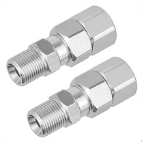 2pcs 3/8NPT Pressure Washer Swivel Fitting,360Degree Anti Twist Pressure Washer Swivel for Pressure Washer