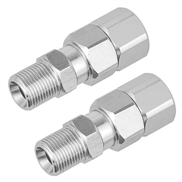 2pcs 3/8NPT Pressure Washer Swivel Fitting,360Degree Anti Twist Pressure Washer Swivel for Pressure Washer