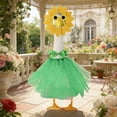 thumbnail image 3 of Sunflower Hula Goose Costume Set for 23in Lawn Goose, Porch Goose Outfit with Tulle Skirt, Sunglasses & Headpiece for Outdoor Yard Holiday Decor, 3 of 5