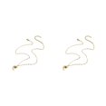 thumbnail image 2 of Minnieouse Women Necklace Party Collarbone Chain Pendant Choker Mother Exquisite Gift Engagement Wife Steel Jewelry Sister Stainless Type1 NO1 Minnieouse CBP312433, 2 of 6