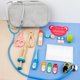 thumbnail image 5 of Los niños juegan a la casa simulación médico accesorios conjunto de madera educación temprana ToyGrey, 5 of 5