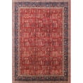 thumbnail image 1 of Ahgly Company Machine Washable Indoor Rectangle Industrial Modern Light Copper Gold Area Rugs, 7' x 9', 1 of 7