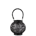 thumbnail image 2 of Urban Trends Collection: Wood Lantern Coated Finish Black, 2 of 2