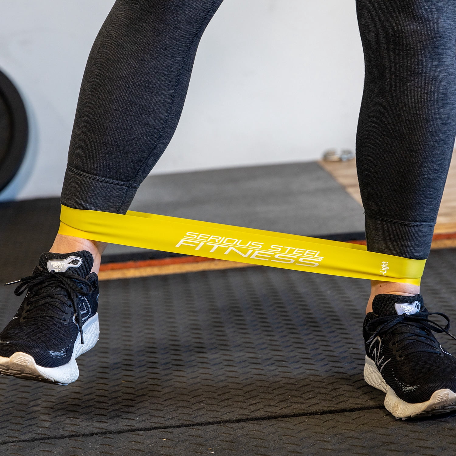 Serious Steel Fitness Mini Loops Resistance Band (Exercise & Physical Therapy Group Resistance Band 10 Pack) - 10 Packs (X-Light)