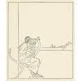 thumbnail image 2 of Padraic Colum 15x17 Gold Ornate Wood Frame and Double Matted Museum Art Print Titled - The Children's Homer Pl 05 (1918), 2 of 4