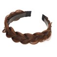 thumbnail image 1 of Wmkox8yii Fishbone Peluca Diadema Peluca Cabeza Femenina Fishbone Trenza Diadema High Skull Top Muestra Cara Pequeña Wmkox8yii  FJKAFA1716, 1 of 3